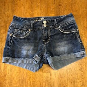 Wallflower jean shorts size 5